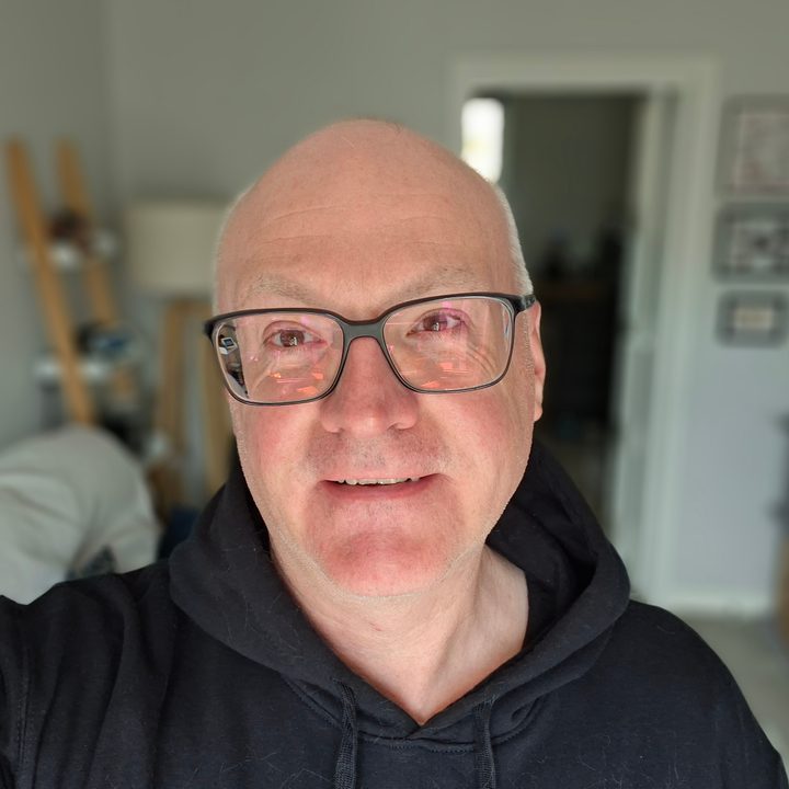 A selfie photo taken with the Samsung Galaxy A56.