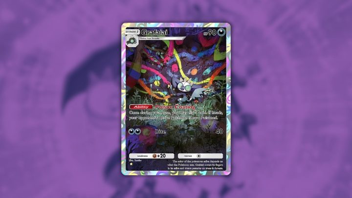 Grafaiai super rare in Pokémon TCG Pocket.