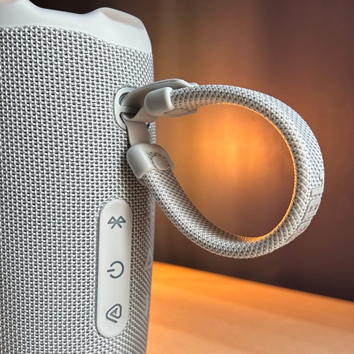 JBL Charge 6, strap close-up.
