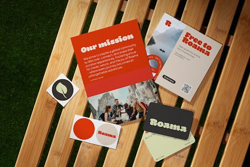 various pieces of marketing collateral
