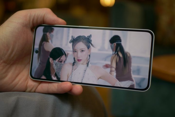 A video playing on the Nothing Phone 3a Pro.