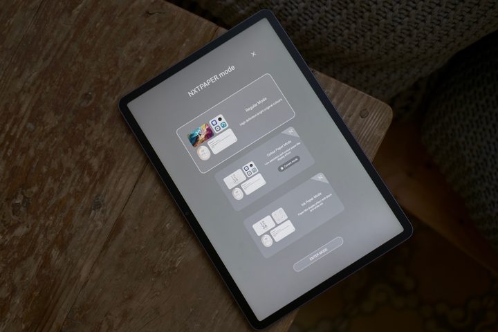 The TCL Nxtpaper 11 Plus tablet's screen.