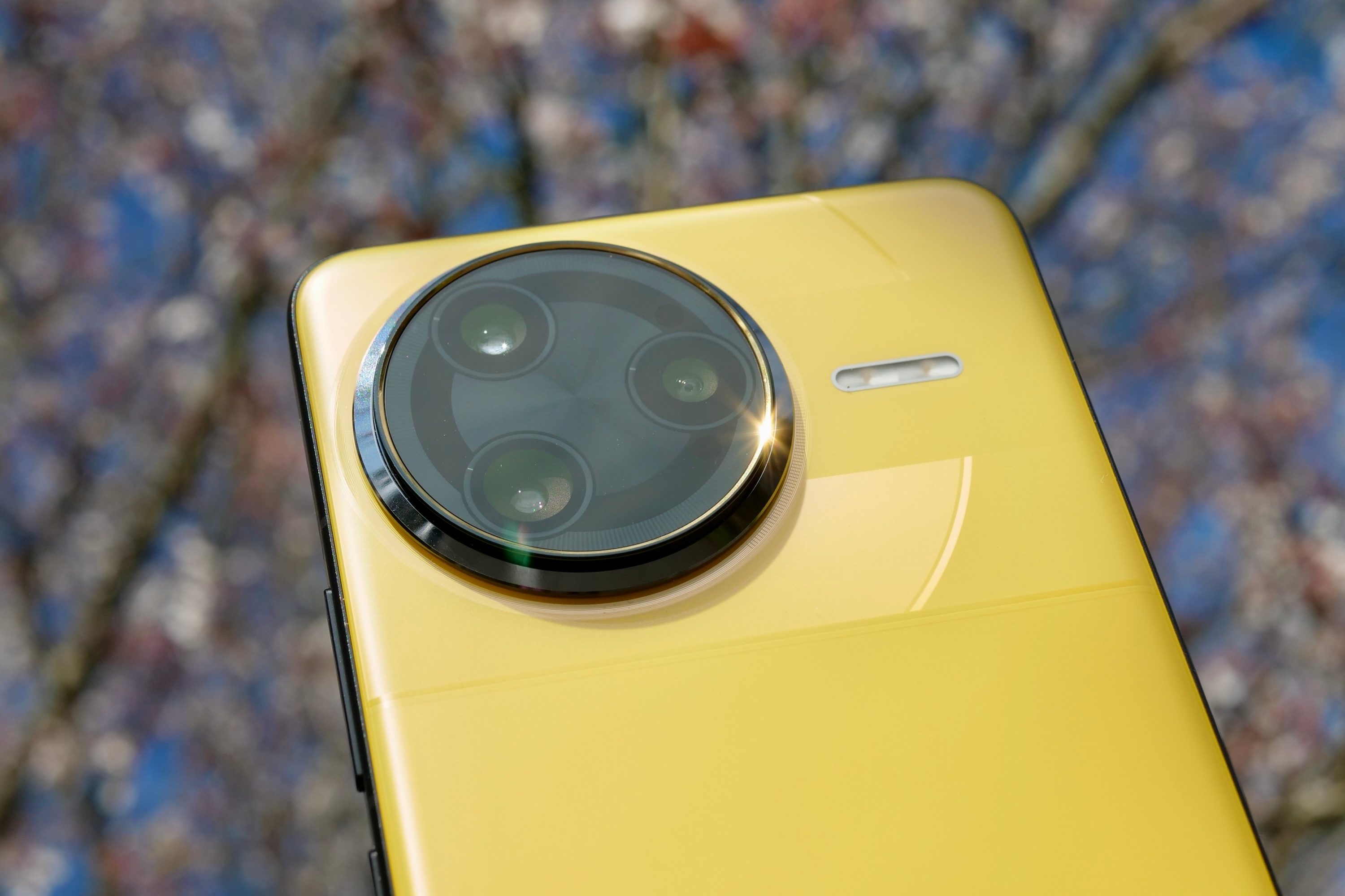 The Poco F7 Ultra's camera module.