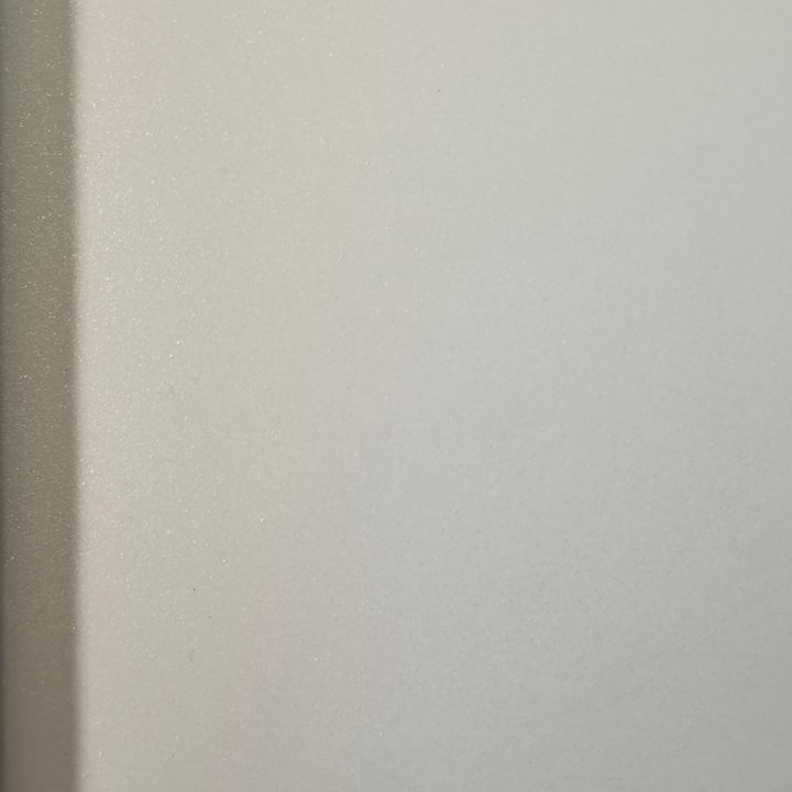 A closeup of the screen surface of a Stewart Filmscreen Grayhawk.