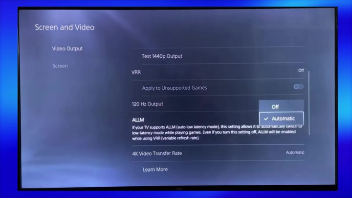 ps5 allm