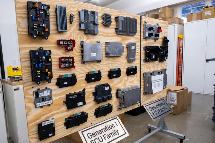 The ECUs on first-gen and second-gen Rivians