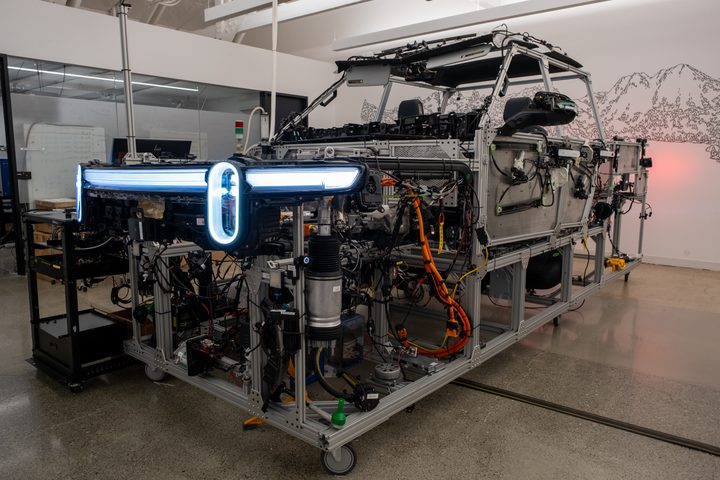 Second-gen Rivian wiring