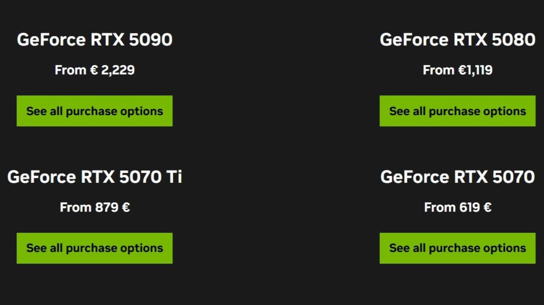 Nvidia's recently cut pricing due to exchange rates in Europe.