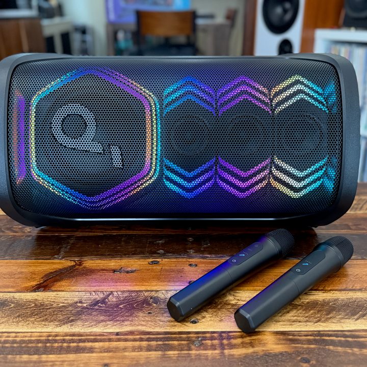 soundcore rave 3s party karaoke speaker review horizontal two mics
