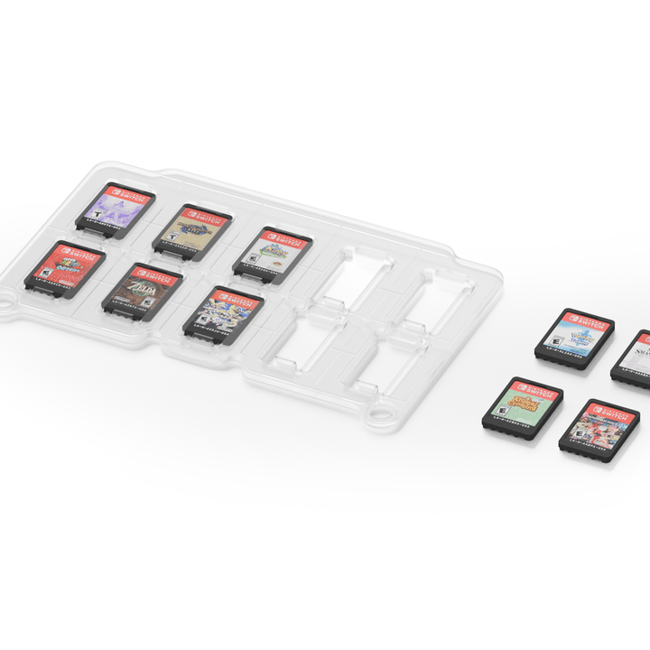 Switch cartidges sit in the Killswitch's travel case.