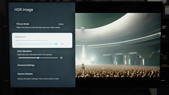 tcl hdr brightness setting