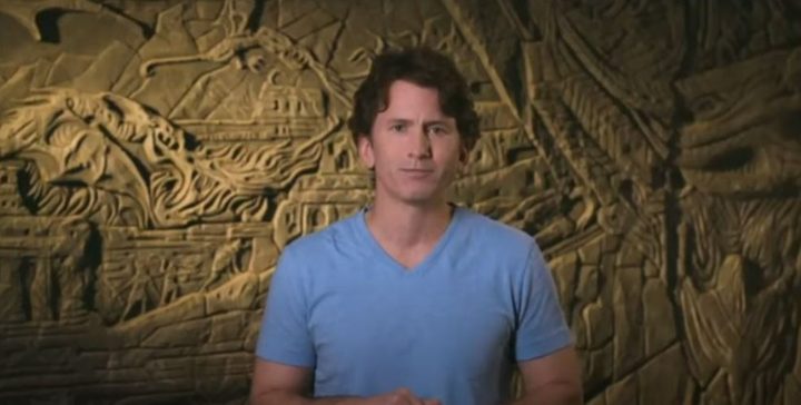 Todd Howard appears in a video during the 2017 Switch presentation.