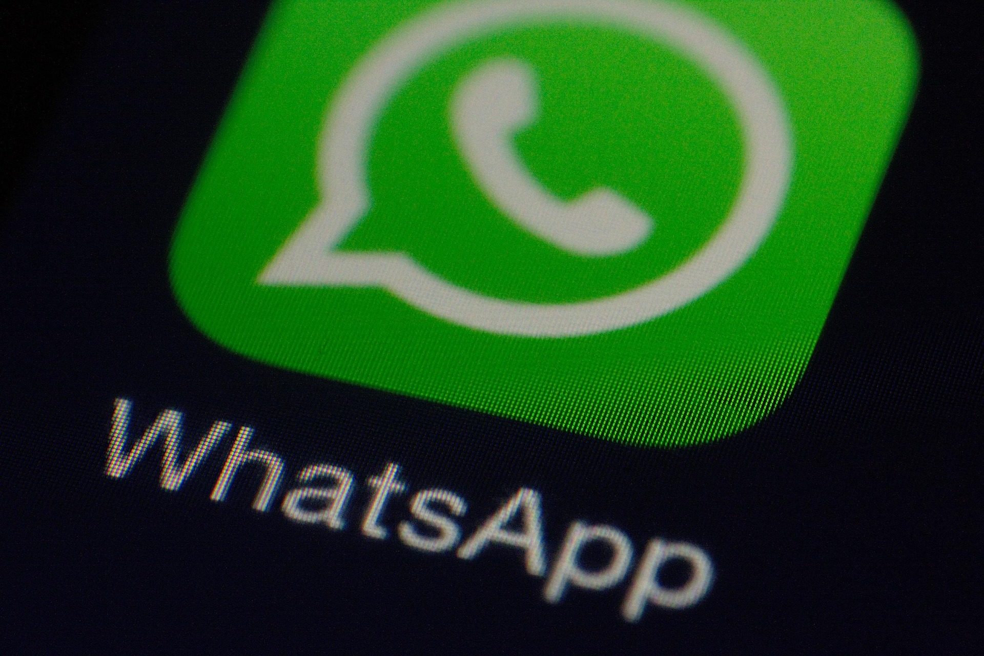 The WhatsApp logo.