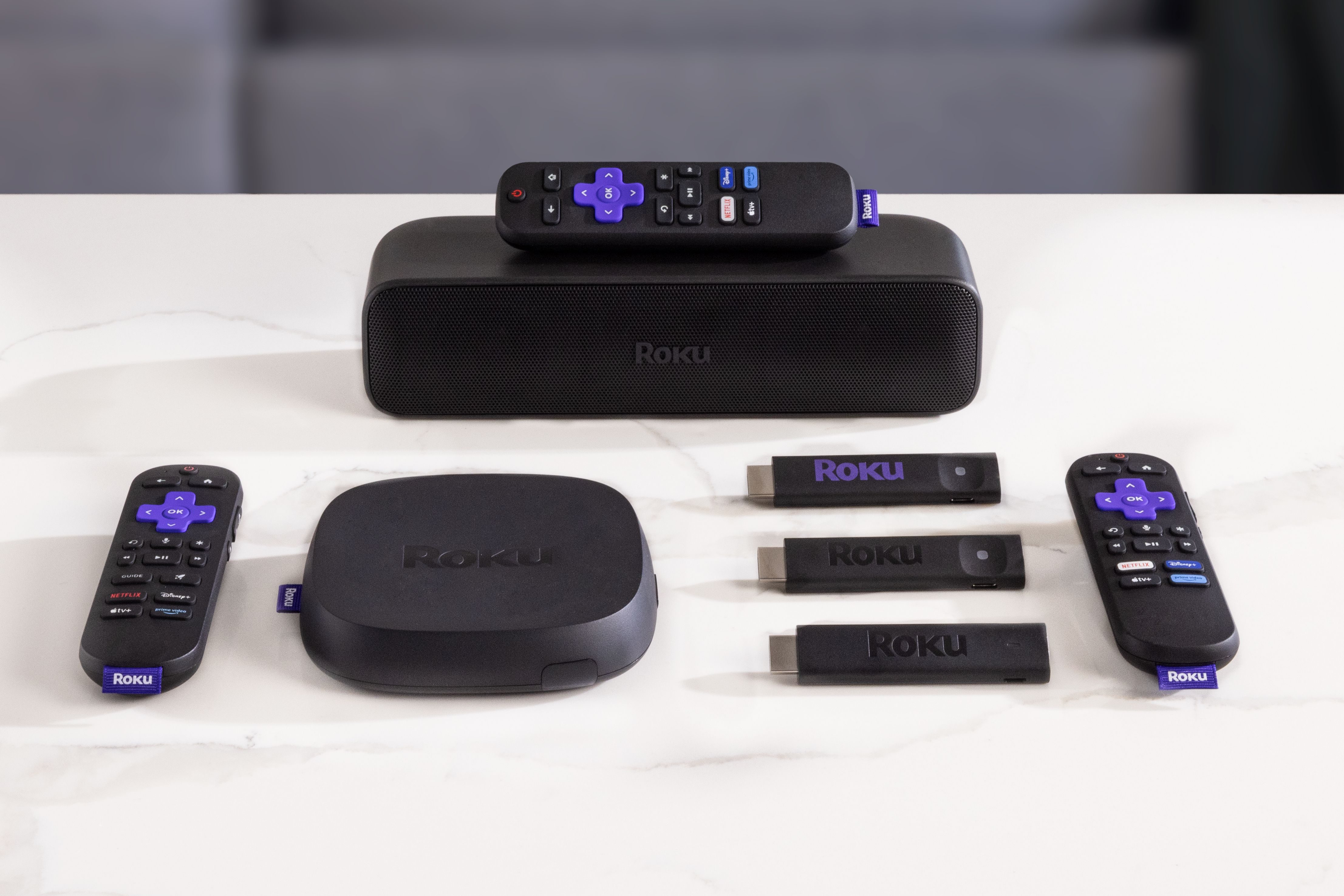 Roku's 2025 streaming device lineup.