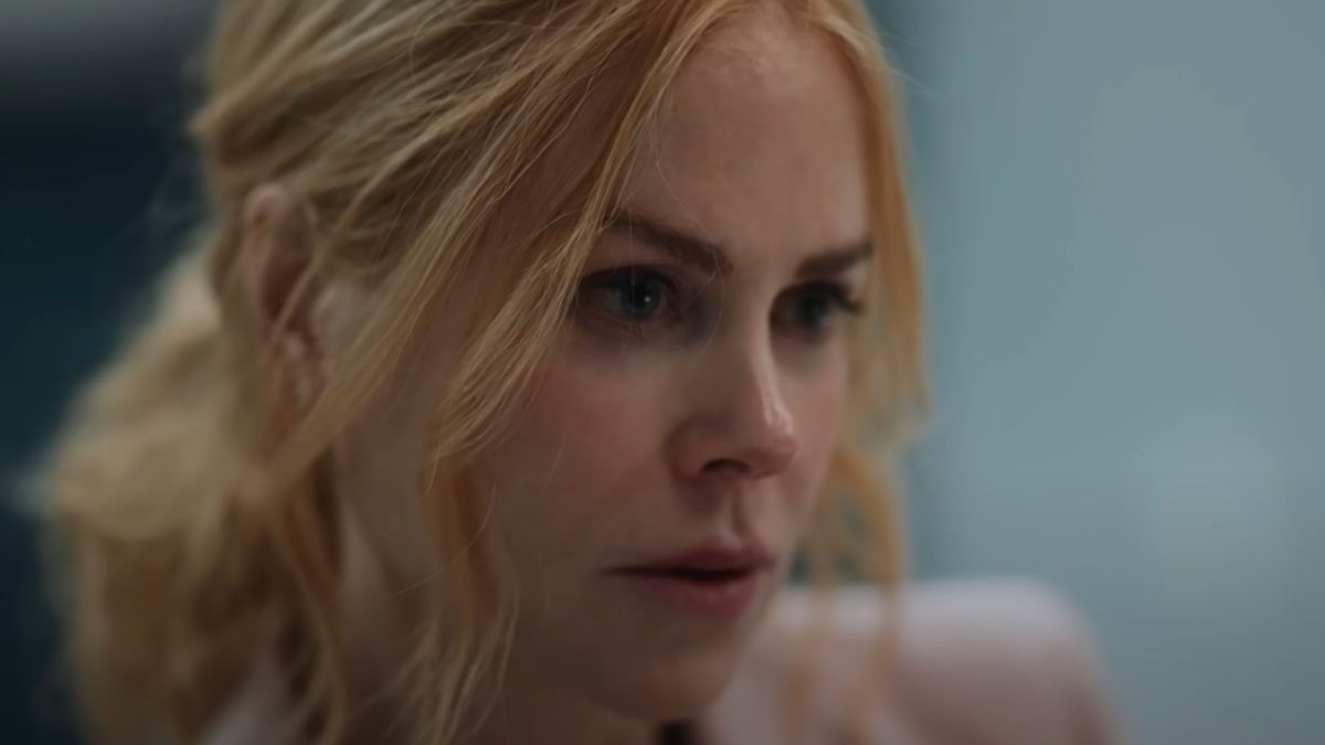 Nicole Kidman looks worried in Babygirl.