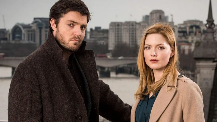 Tom Burke and Holliday Grainger in C.B. Strike.