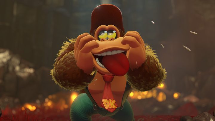 Donkey Kong in Donkey Kong Bananza.