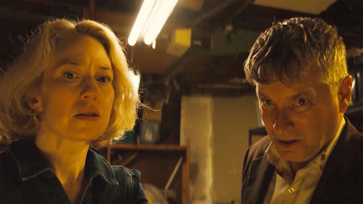 Carrie Coon and Shea Whigham in Lake George.