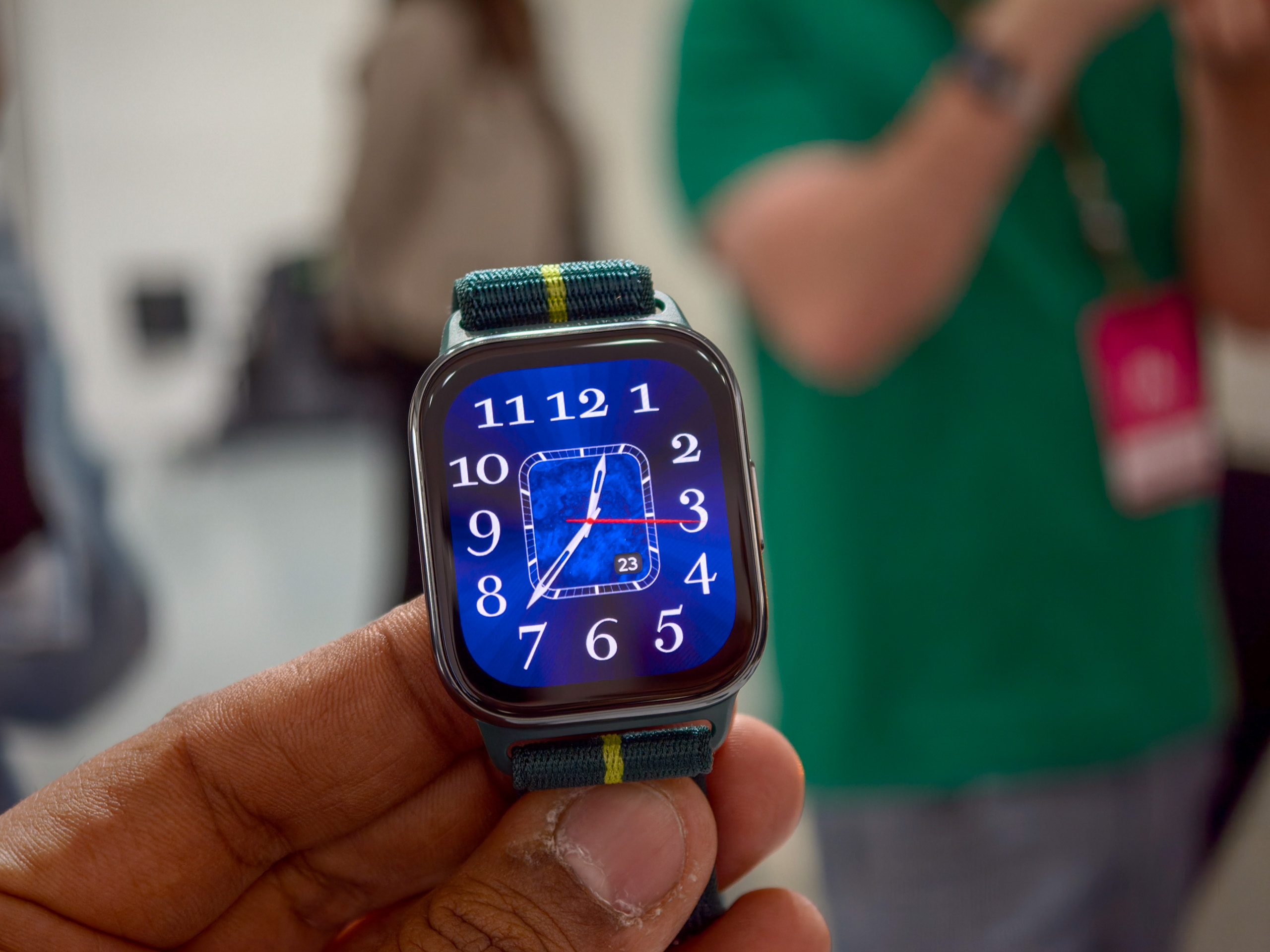 Watch face on the new Moto Watch Fit 2025