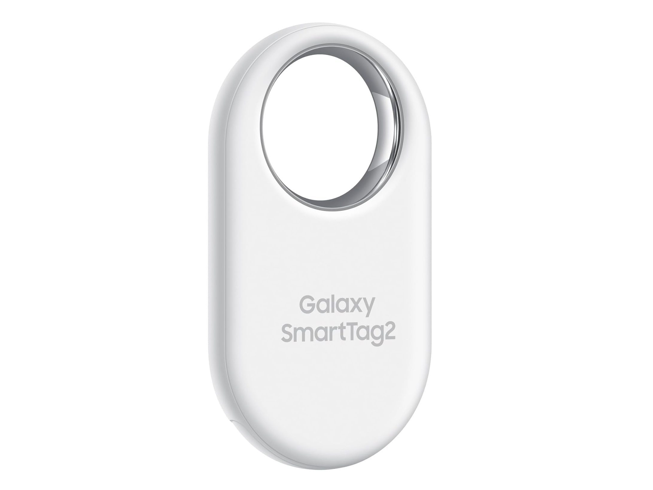 The white version of the Samsung Galaxy Smart Tag 2.