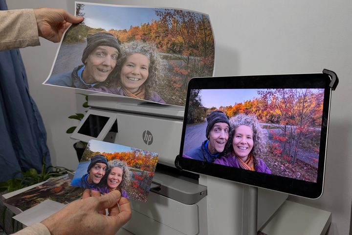 Saturation and contrast are sometimes inconsistent with the OfficeJet Pro 9730e.