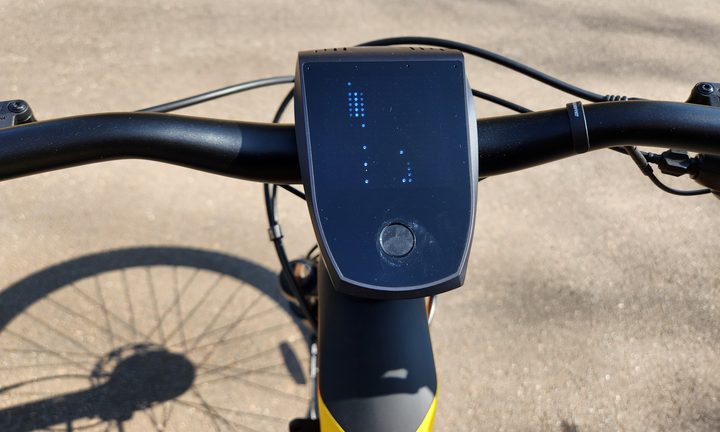 The display panel for the Urtopia Fusion GT e-bike includes bike information, navigation, security, and a bluetooth speaker.