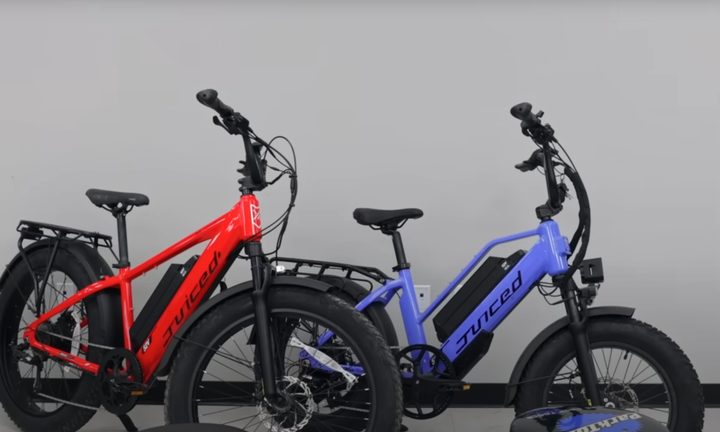 Two Juiced Bikes models from former company.