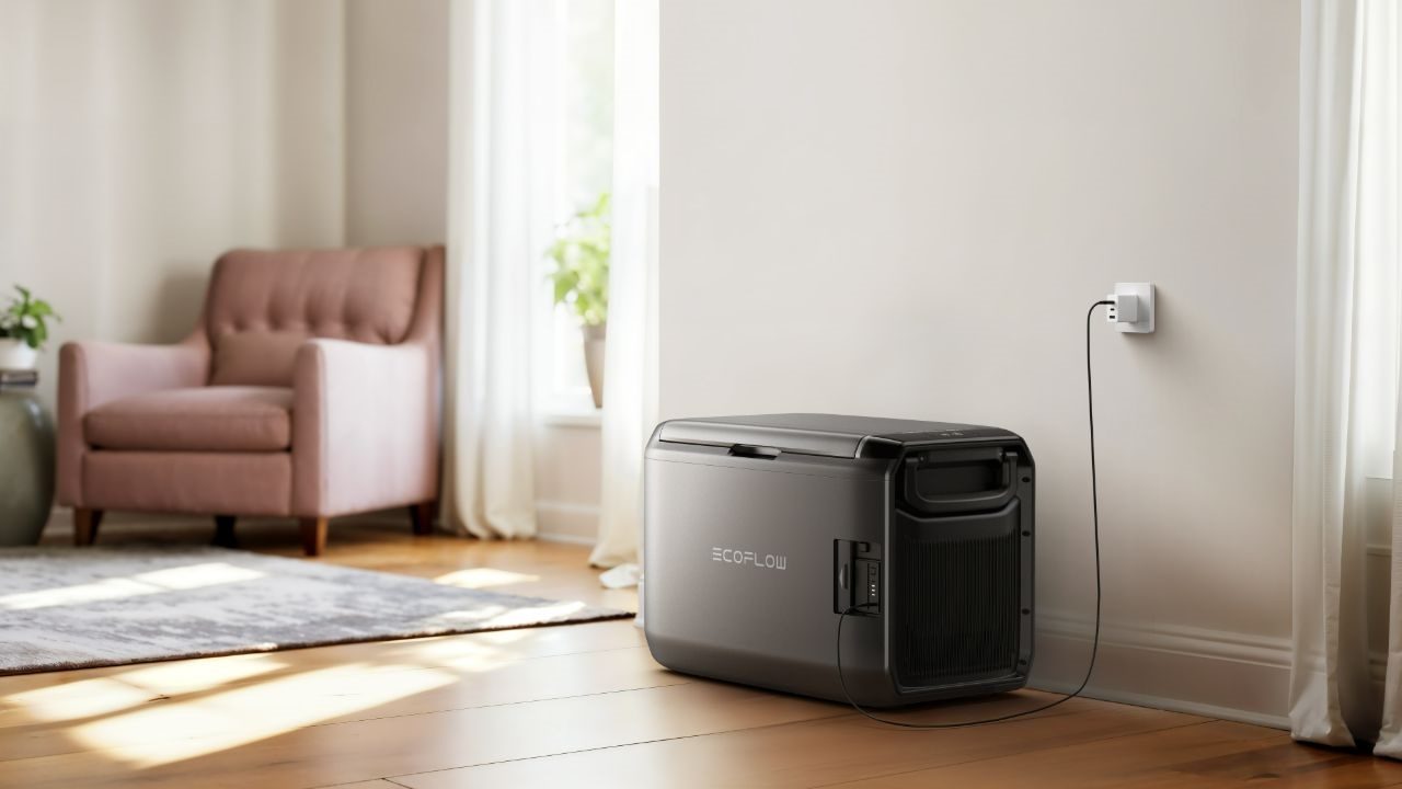 The EcoFlow Glacier in a home.