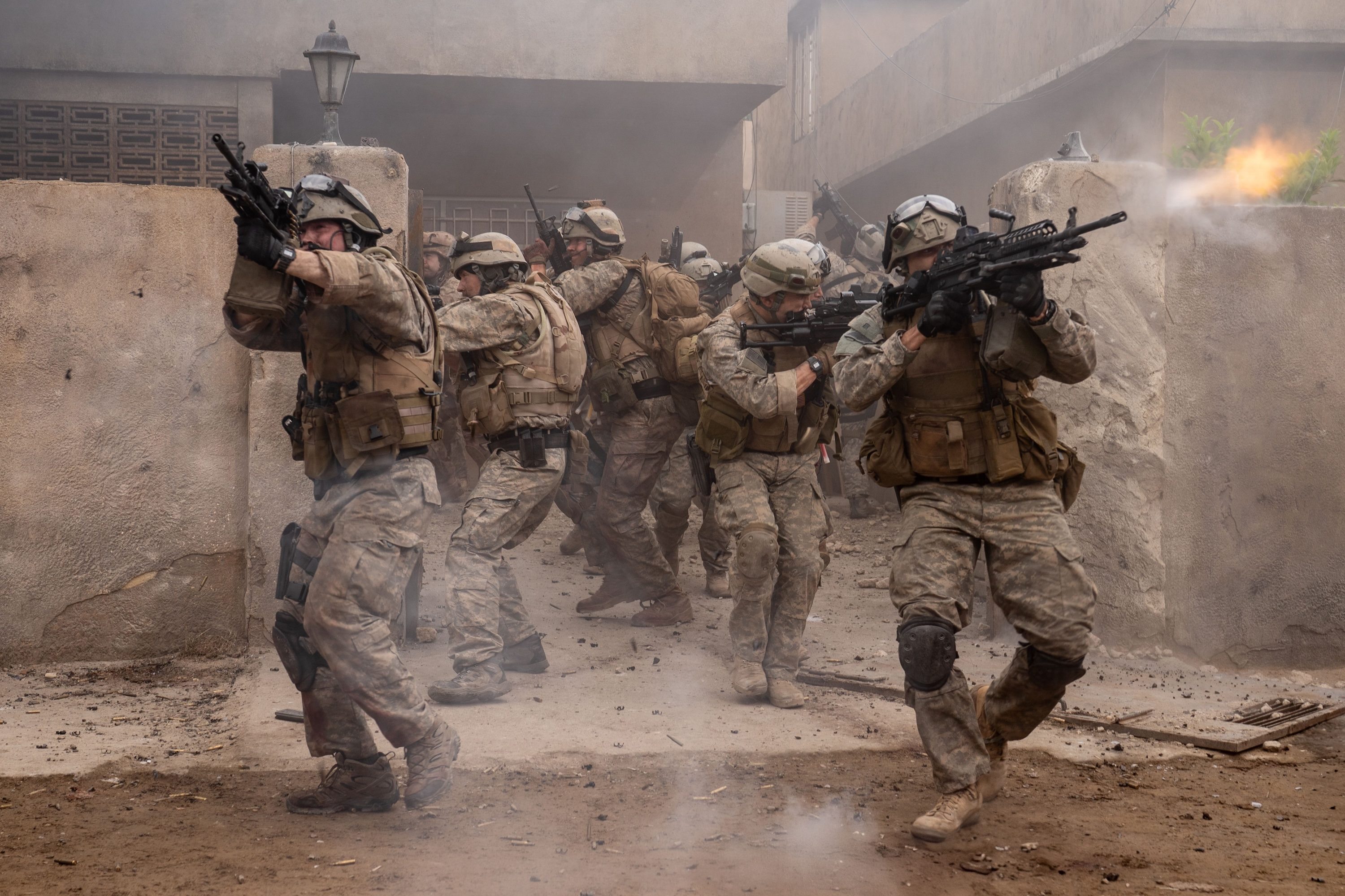 Warfare depicts the War in Iraq