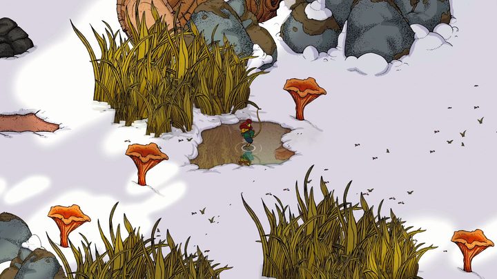 Exploration in Winter Burrow.