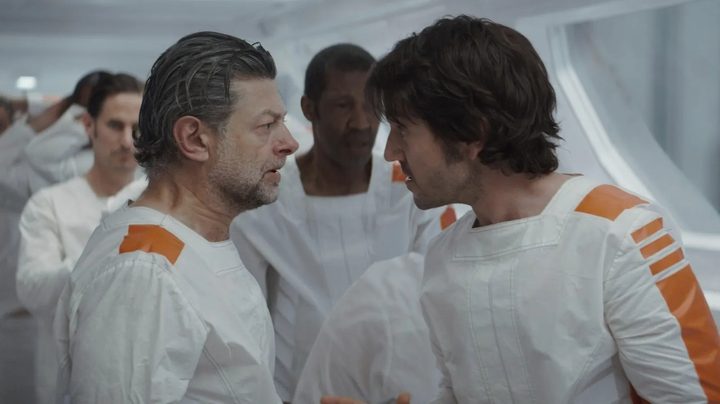 Andy Serkis and Diego Luna in Andor season 1.