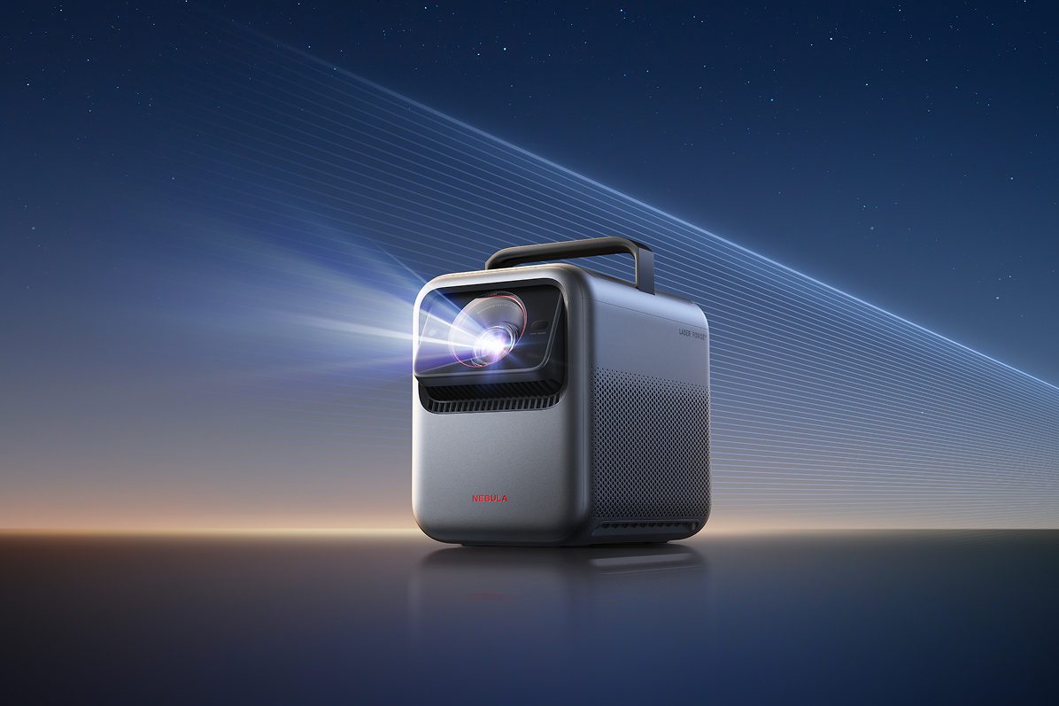 The Nebula X1 outdoor projector.