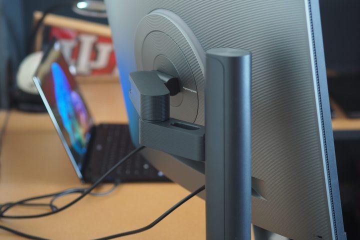 BenQ RD280UA rear view showing arm.