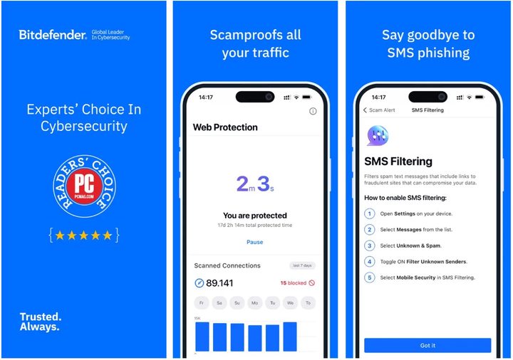 Bitdefender for iPhone.