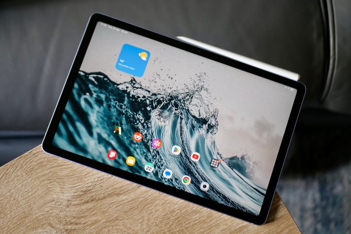 The Samsung Galaxy Tab S10 FE's screen.