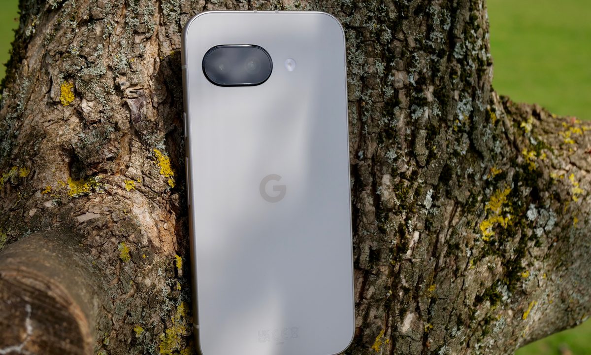 The back of the Google Pixel 9a.