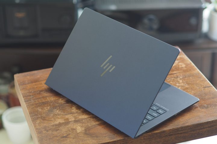 HP EliteBook Ultra G1i rear view showing lid and logo.