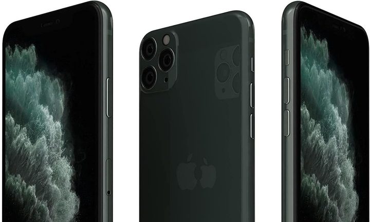 iPhone 11 Pro in Midnight Green.