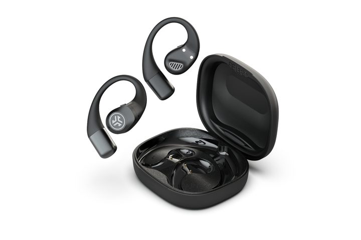 The JLab Epic Open Sport earphones.
