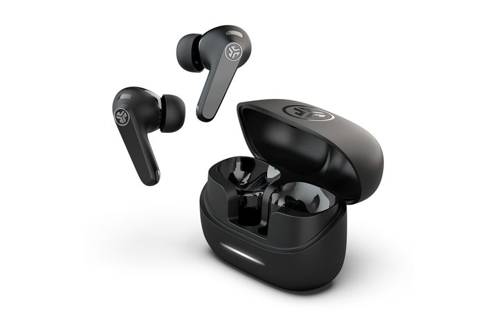 The JLab JBuds Pods ANC earbuds.