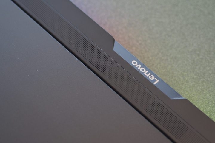 Lenovo Legion Pro 7i 2025 top down view showing speakers.