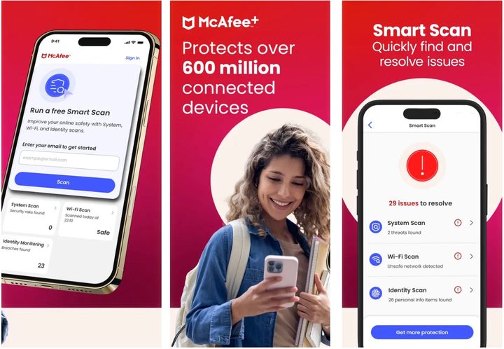 McAfee for iPhone.