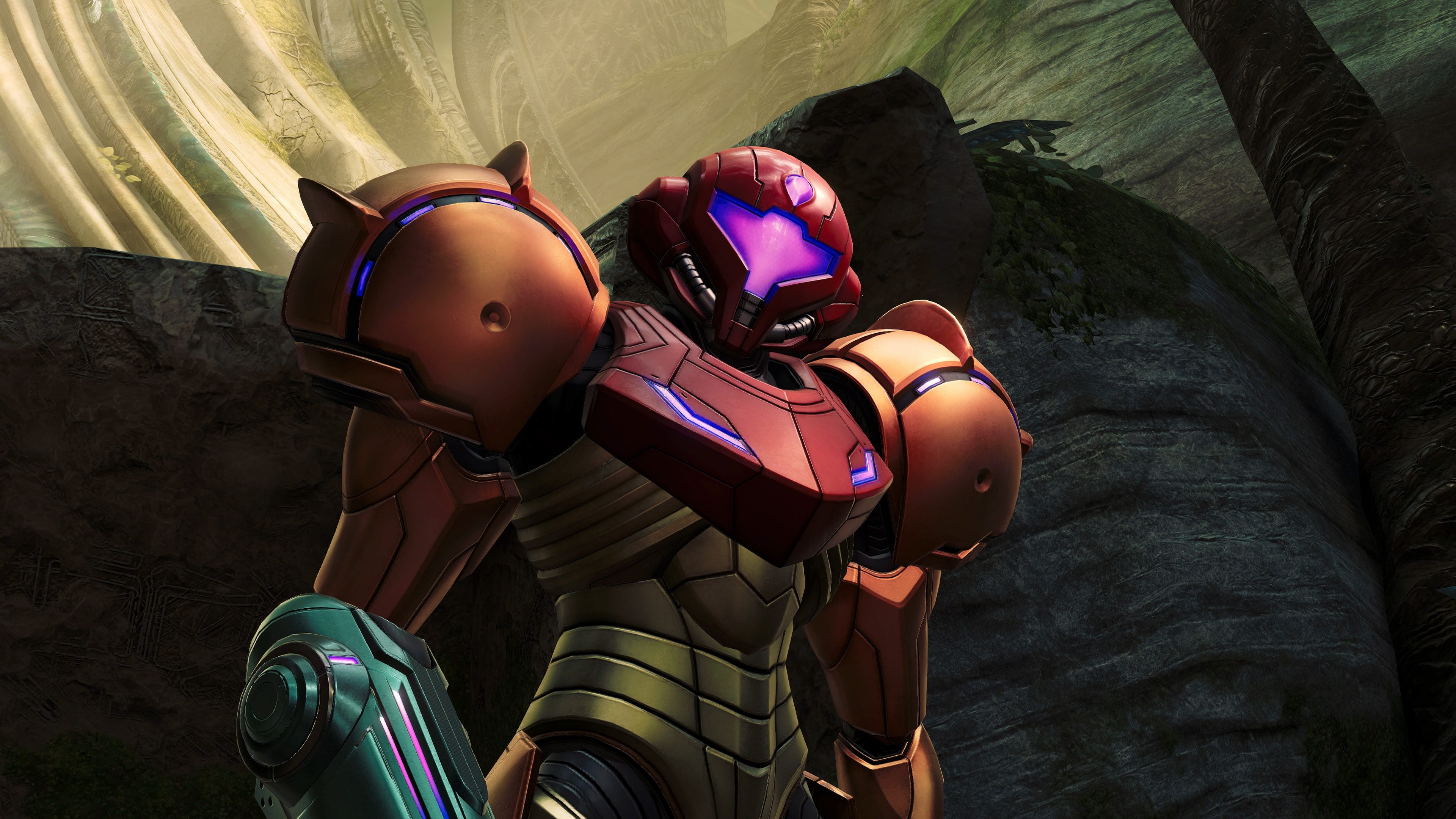 Samus stands tall in Metroid Prime 4: Beyond.