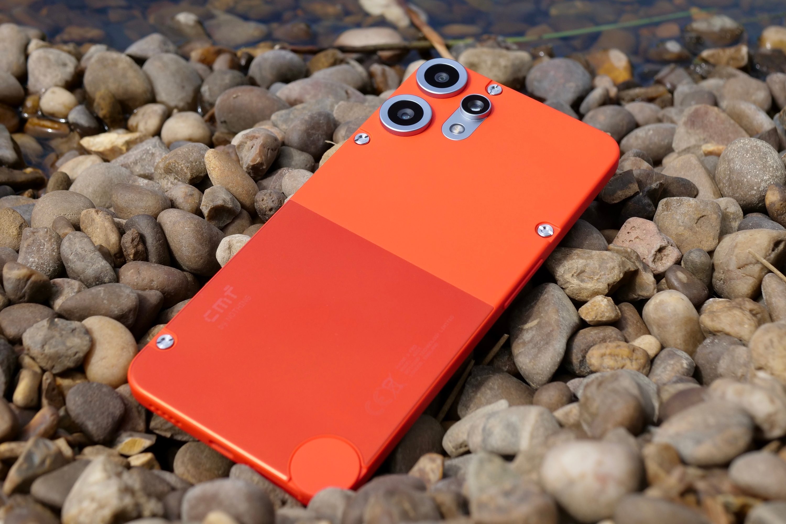 The back of the Nothing CMF Phone 2 Pro.