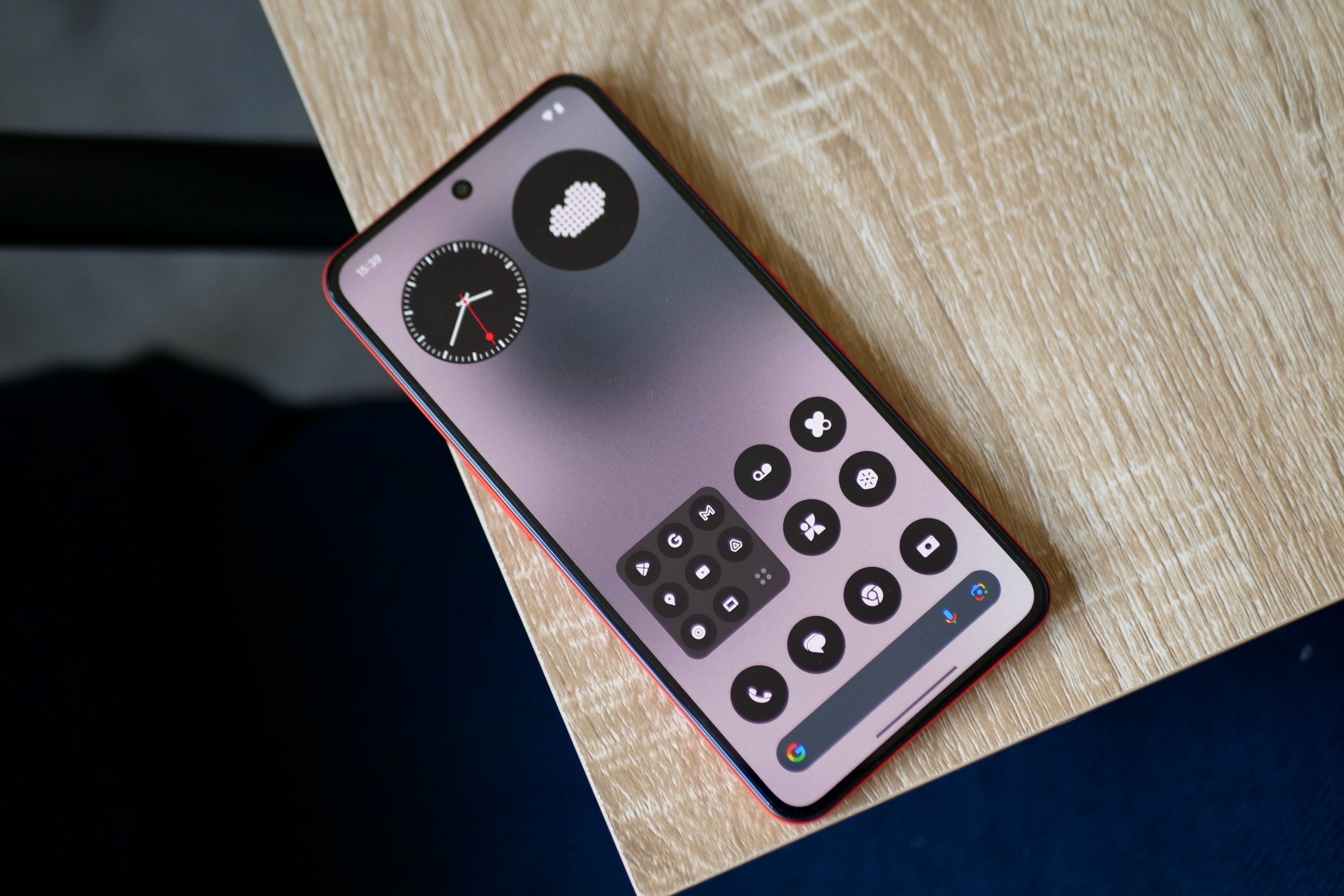 The Nothing CMF Phone 2 Pro's home screen.