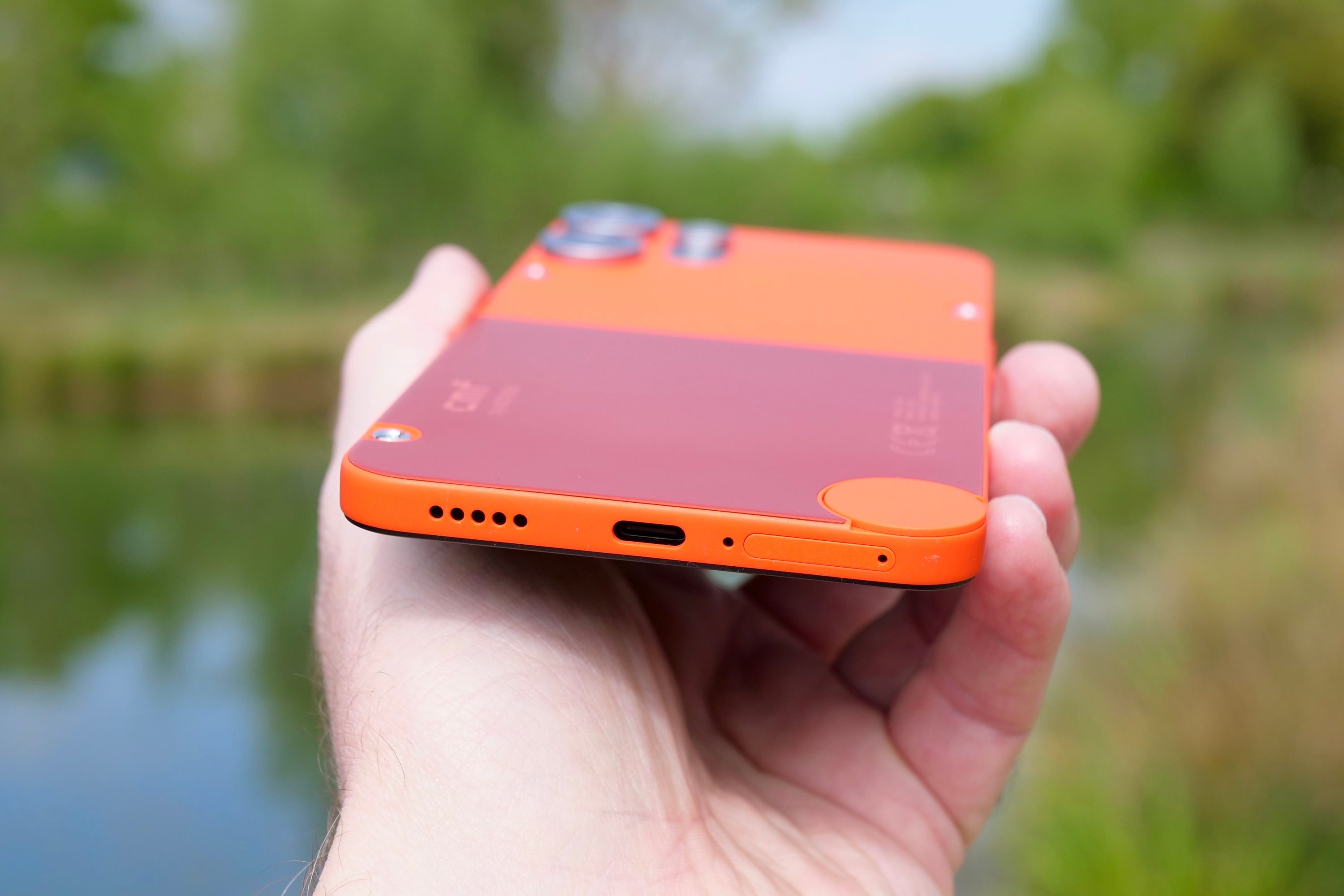 The charging port on the Nothing CMF Phone 2 Pro.
