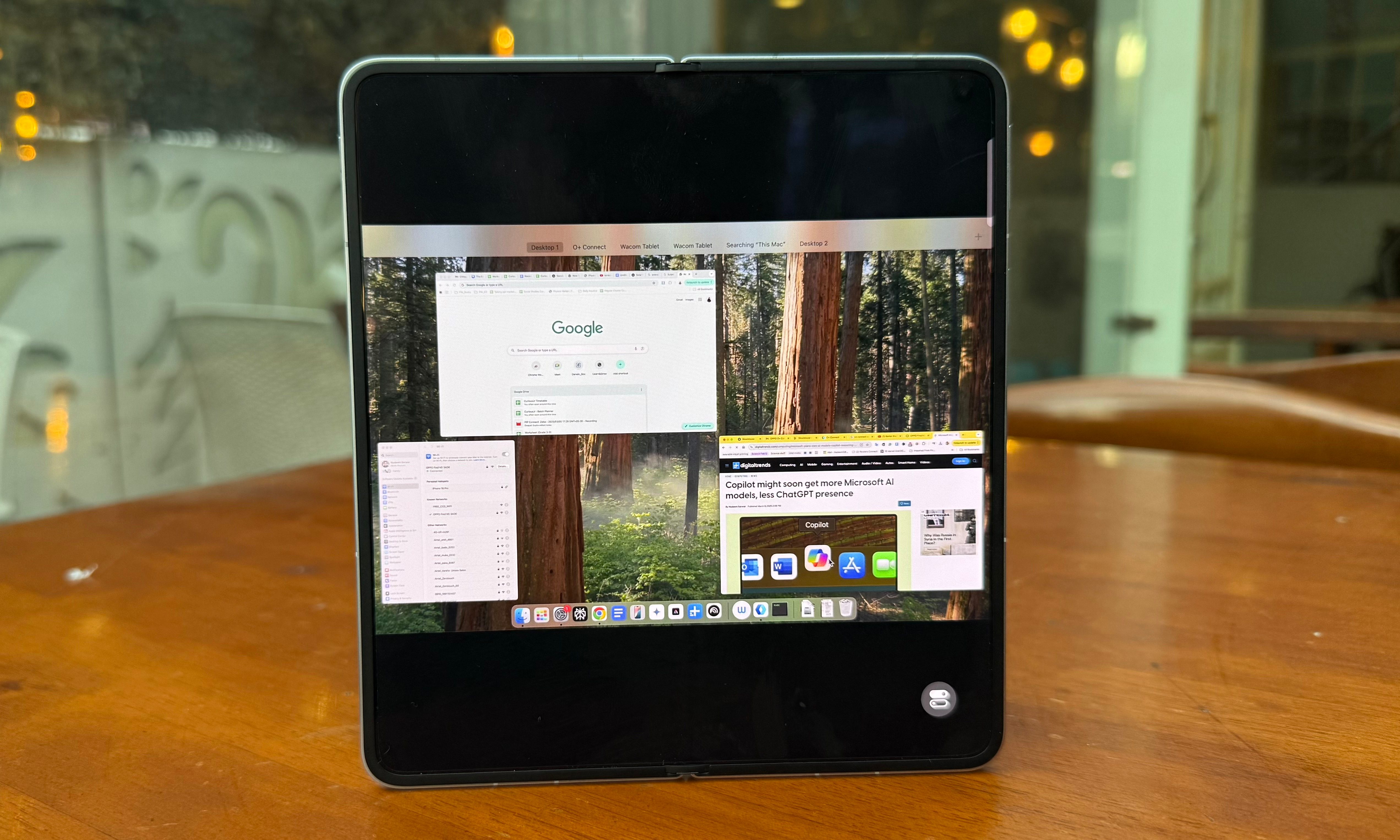 The Oppo Find N5 allows remote access to a Mac.