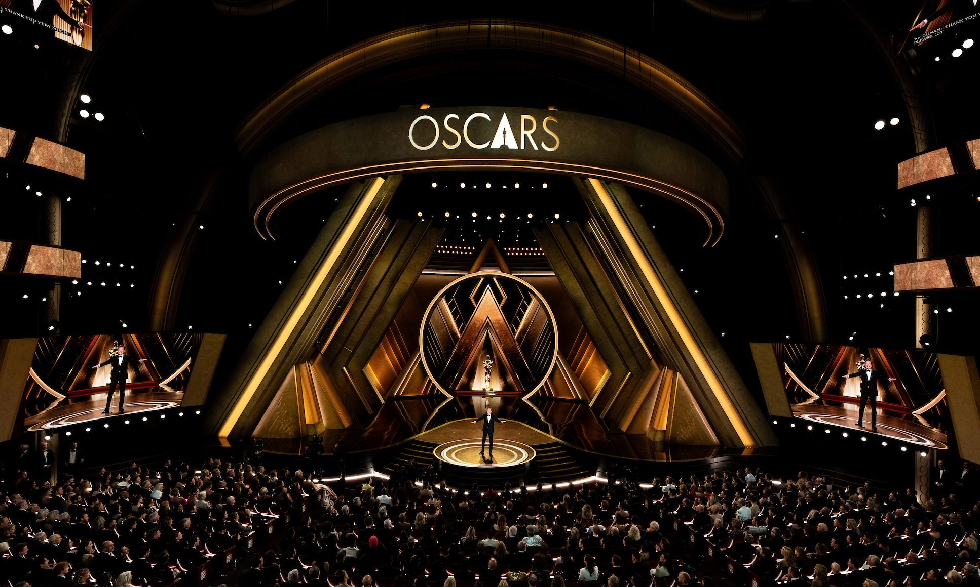 Conan O'Brien hosts the live ABC telecast of the 97th Oscars awards.