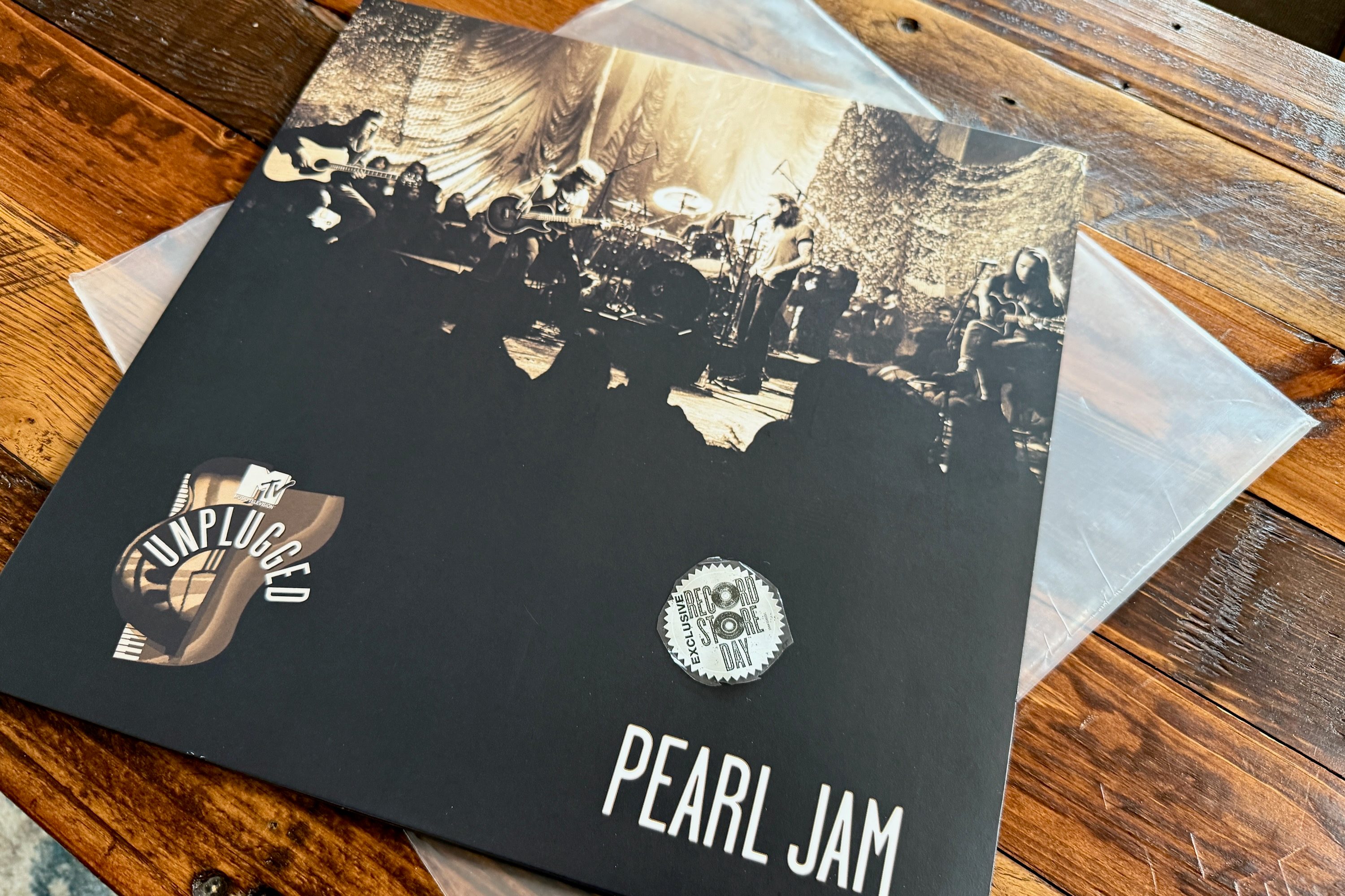 The Pearl Jam MTV Unplugged Record Store Day limited edition release.