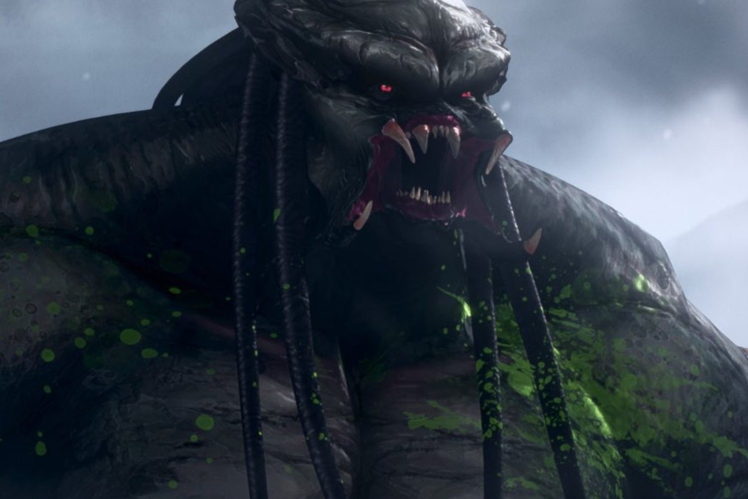 A predator looks ready to kill.